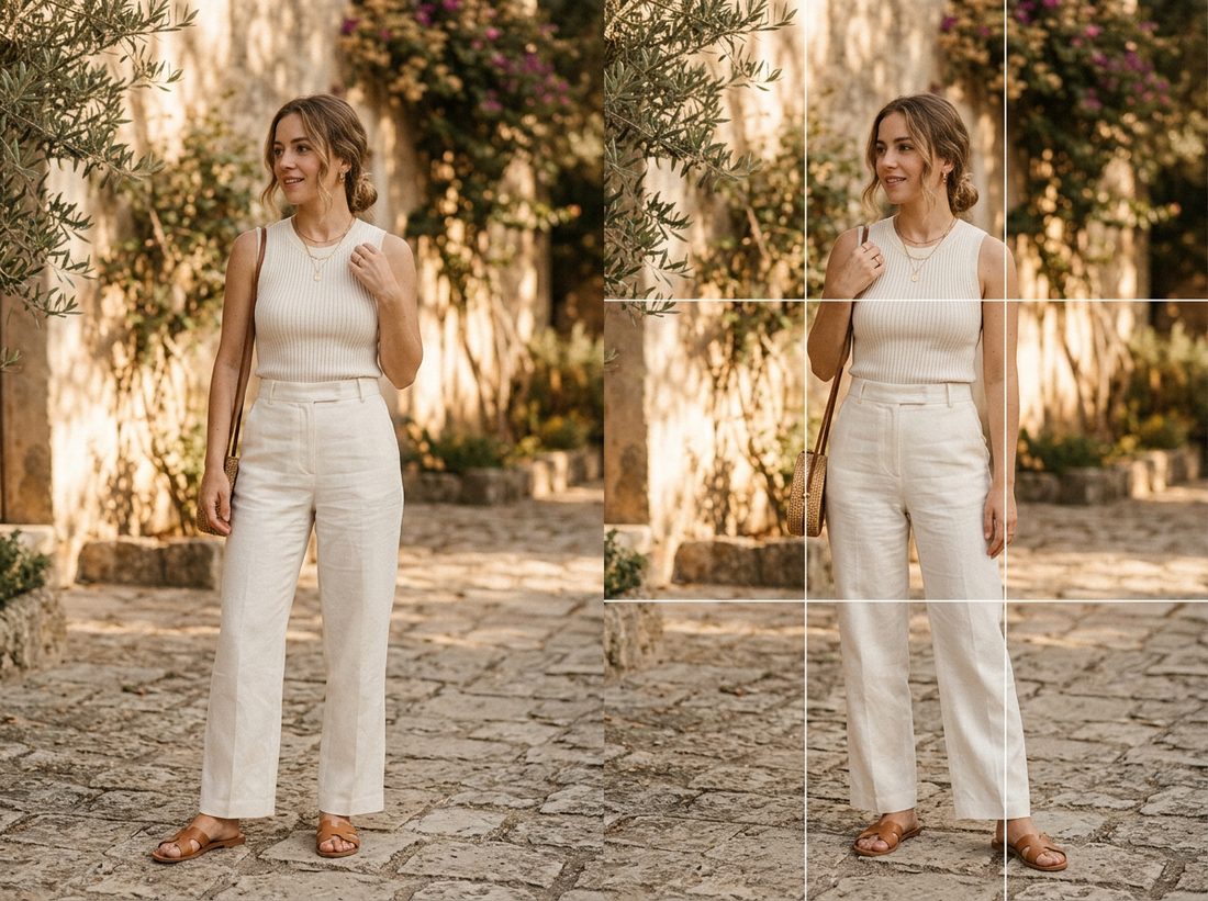 How to Style Wide-Leg Linen Pants on a Petite Frame