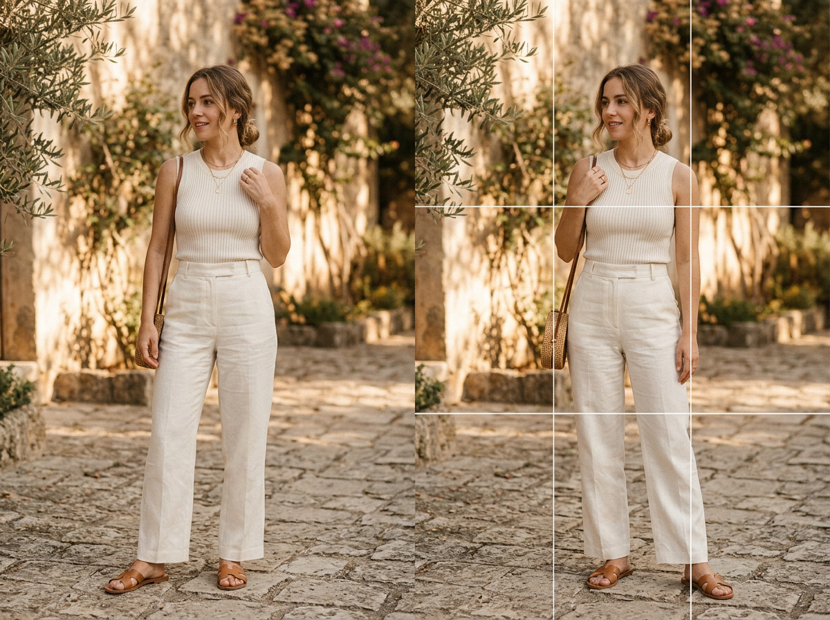 How to Style Wide-Leg Linen Pants on a Petite Frame