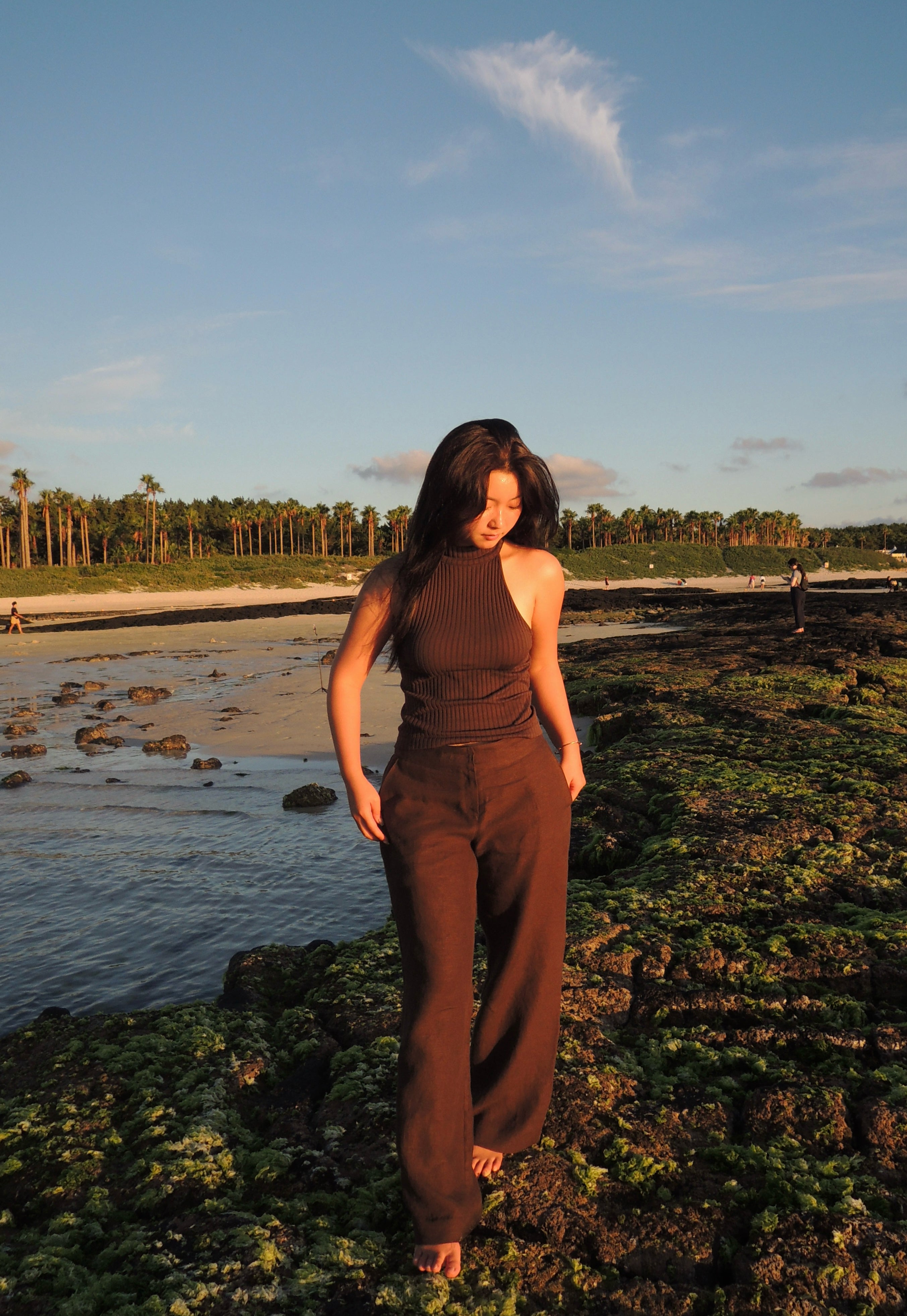 Salted Linen Pants
