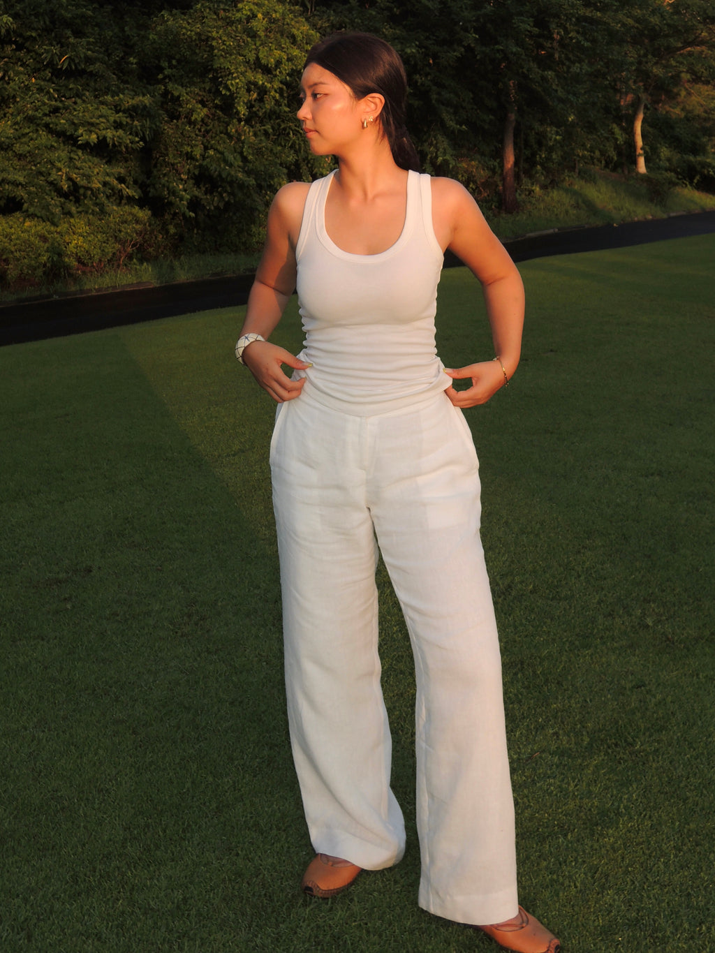 Salted Linen Pants