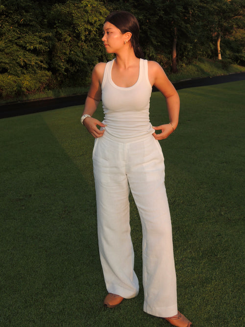 Salted Linen Pants